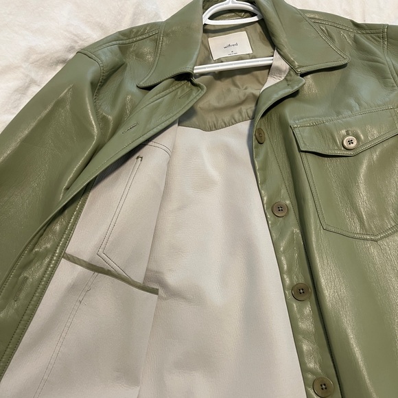 Aritzia Wilfred Ganna Jacket in Sage Green - Picture 5 of 6